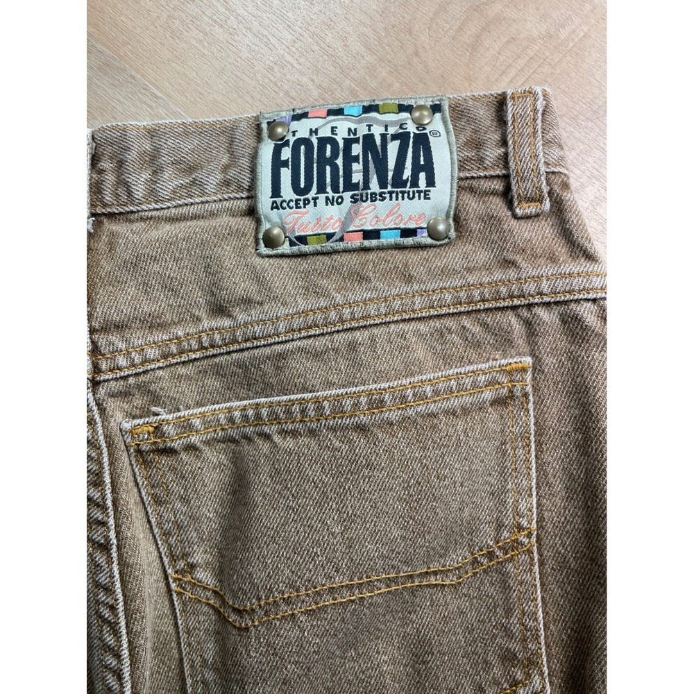 Vintage Forenza High Waisted Straight Leg Brown Denim Jeans Size 8 Made in USA - Picture 6 of 10